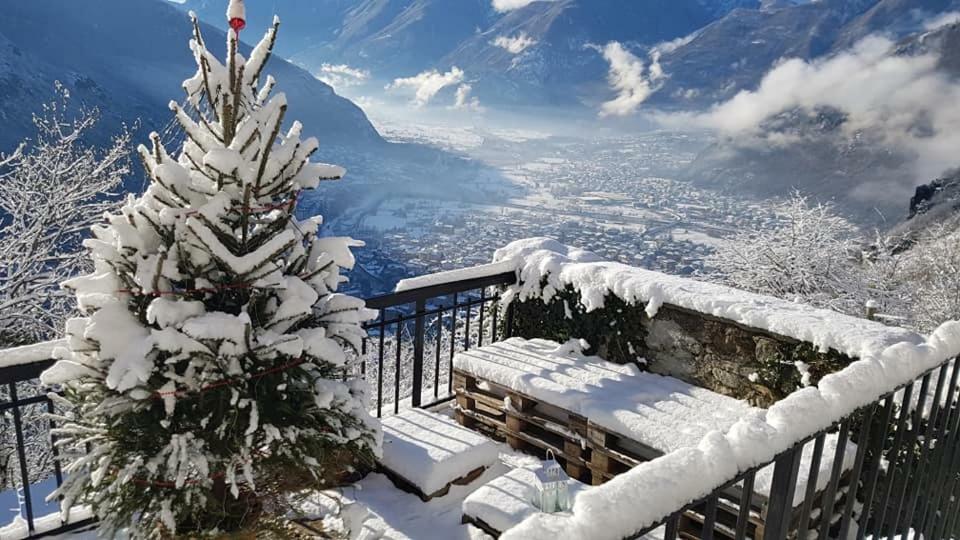 Foresteria B&B Vecchiascuola Pianazzola Chiavenna Exterior foto